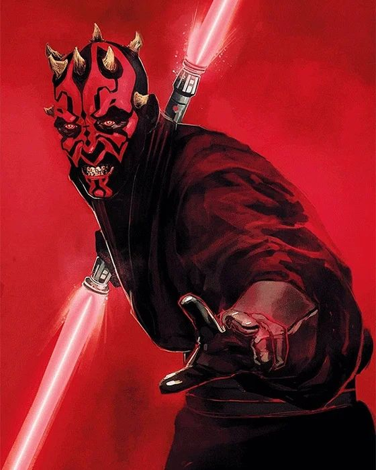 Darth Maul Double Lightsaber 5235 Print Poster