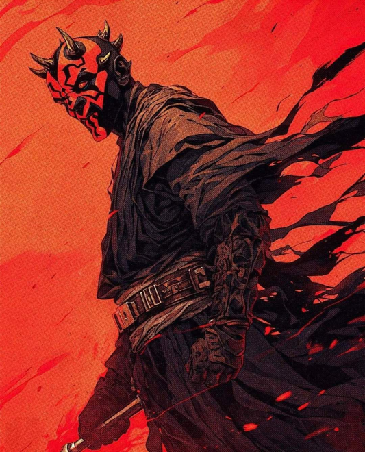 Darth Maul Sith Warrior 001 Print Poster