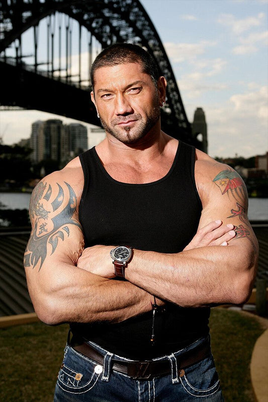 Dave Bautista Building Great Muscle Player Jigsaw Puzzle