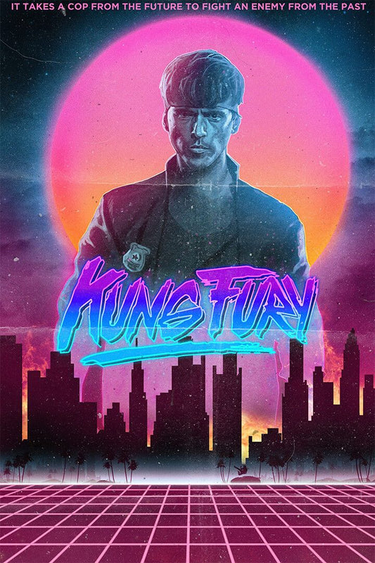 David Hasselhoff True Survivor Kung Fury 80S Art Print Decor Jigsaw Puzzle