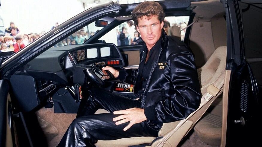 David Hasselhoff In Classic Tv Show Knight Rider Poster Picture Photo