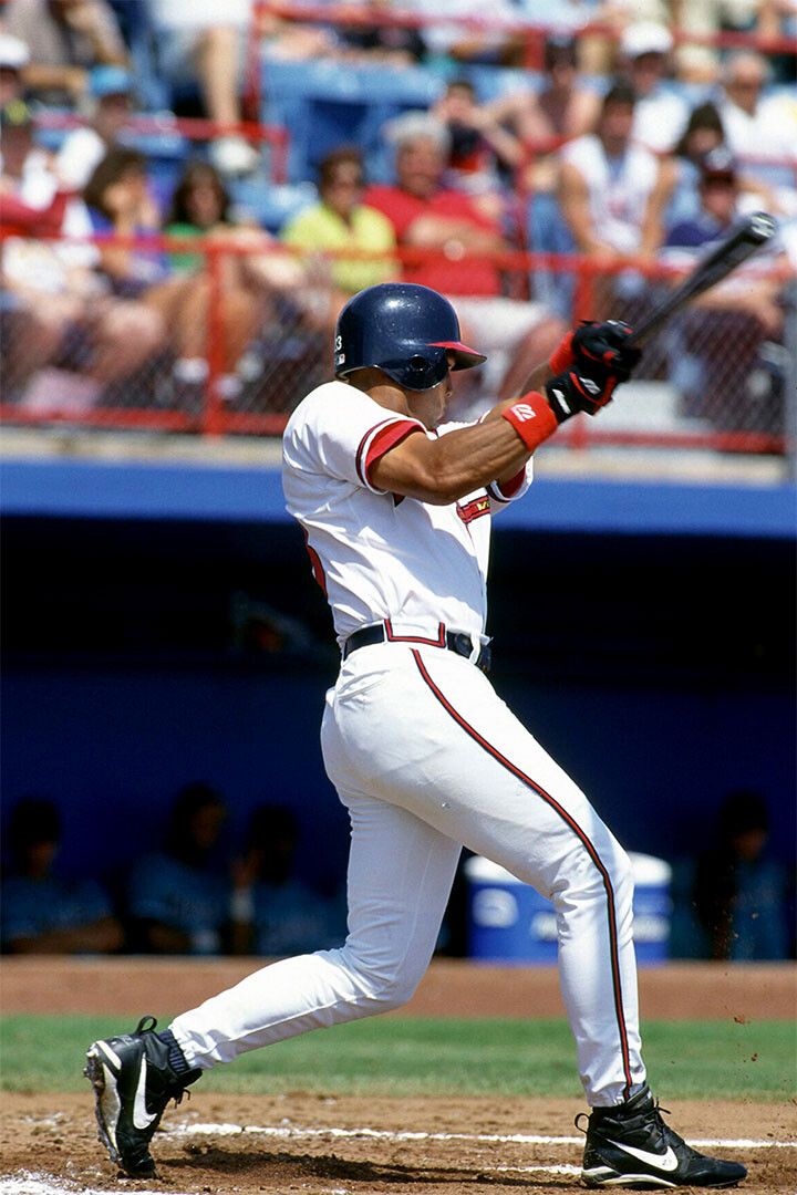 David Justice Baseball Atlanta Sport Print Jigsaw Puzzle