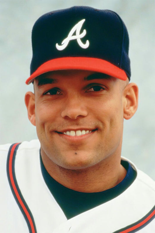 David Justice Baseball Sport Print Painting Jigsaw Puzzle