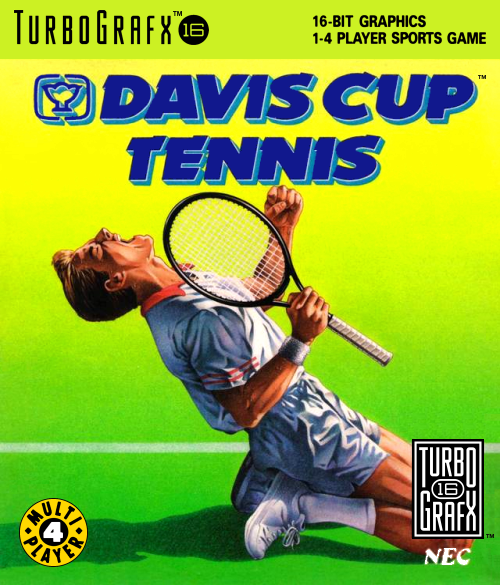 Davis Cup Tennis Turbografx 16 Print Poster