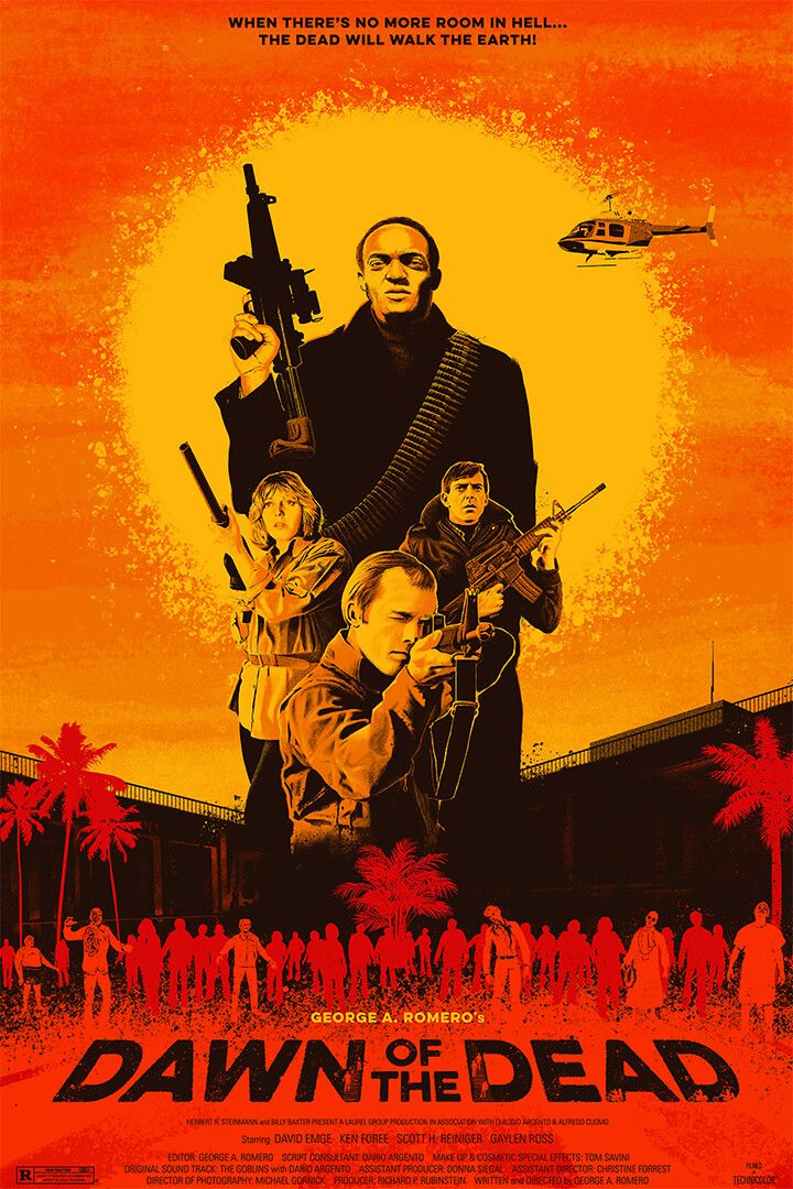 Dawn Of The Dead Vintage Classic Movie Jigsaw Puzzle