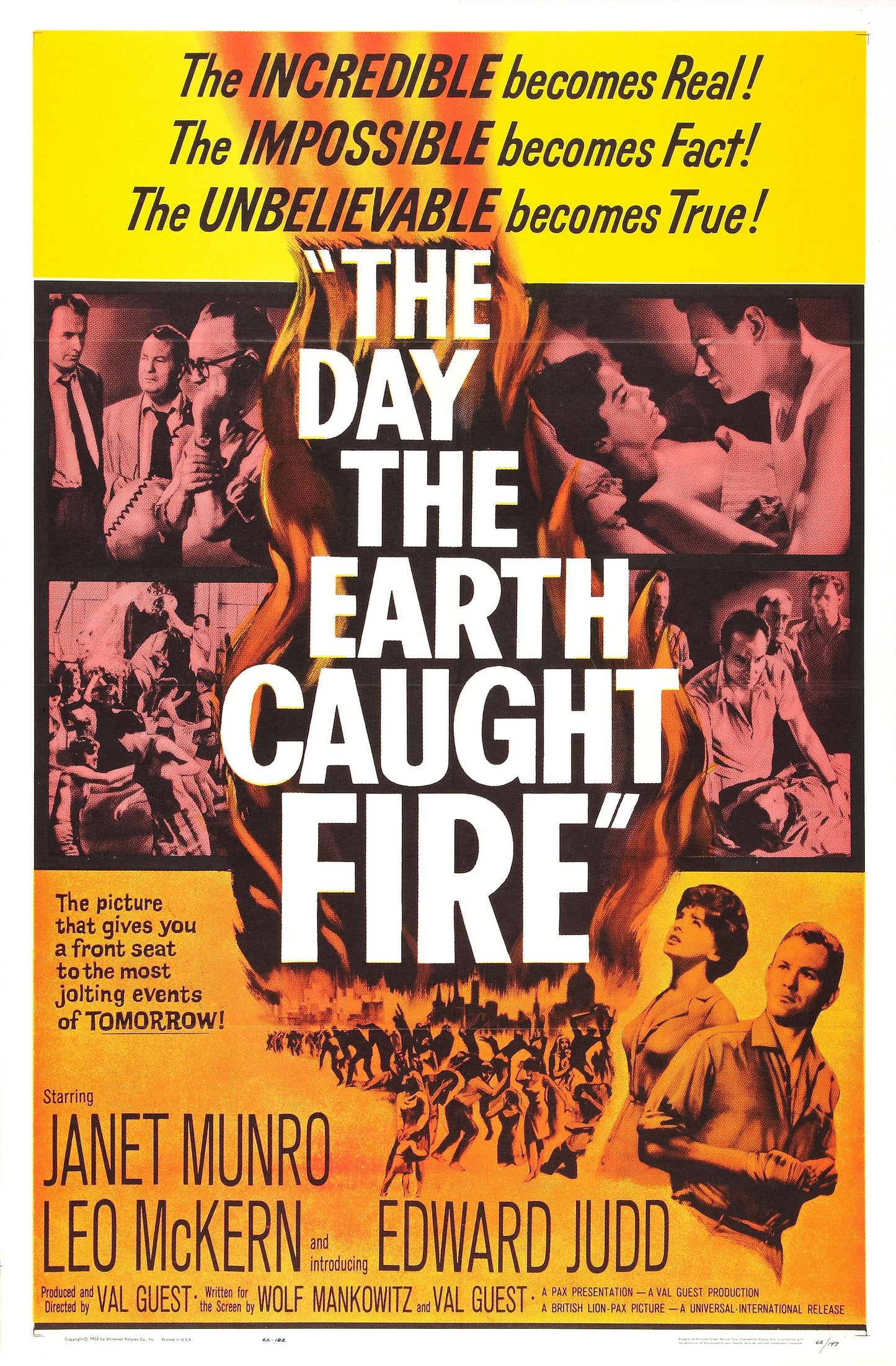 Day Earth Caught Fire 01 Movie Magnet