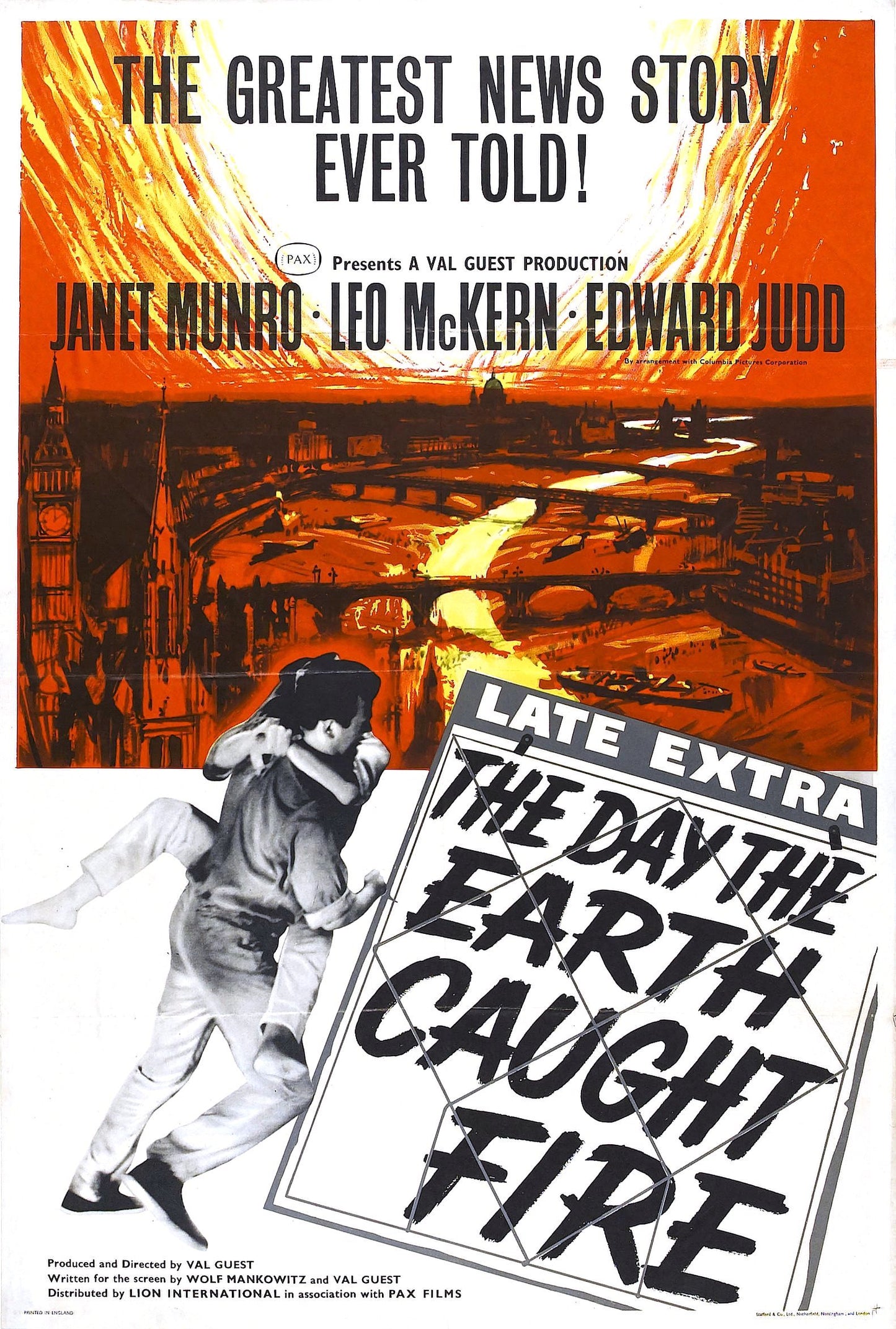 Day Earth Caught Fire 03 Movie Magnet