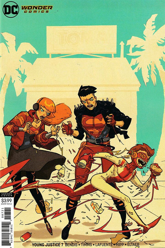 Dc Young Justice Kid Hero Fight Animation Jigsaw Puzzle