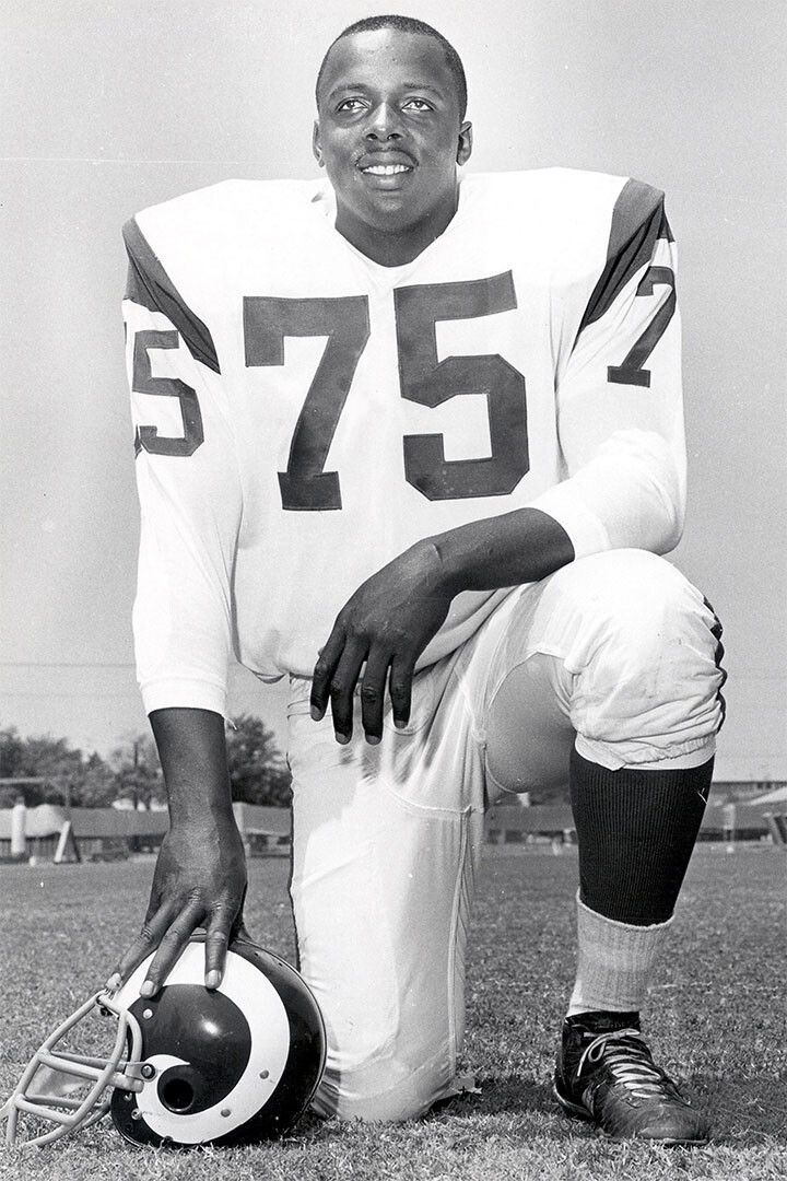 Deacon Jones Los Angeles American Football Player Jigsaw Puzzle
