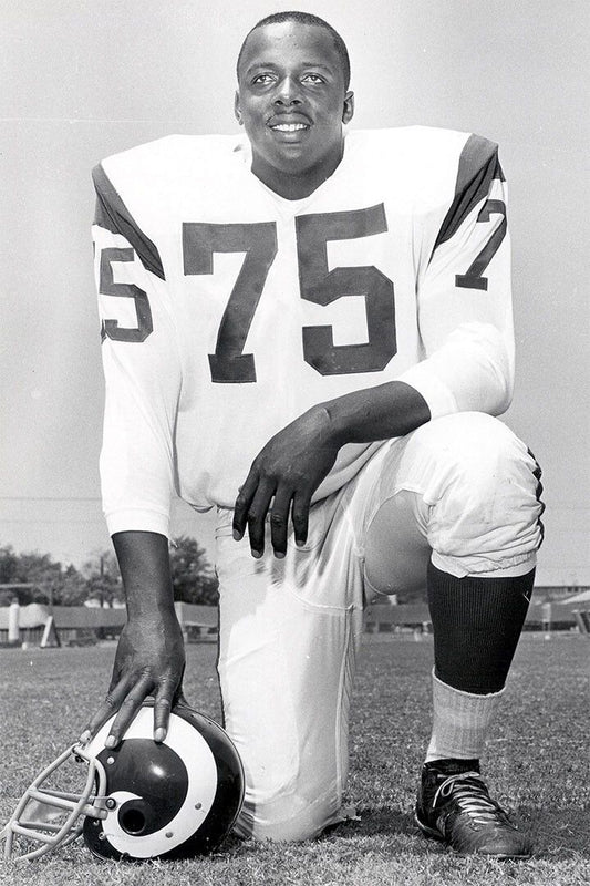 Deacon Jones Los Angeles American Football Player Jigsaw Puzzle