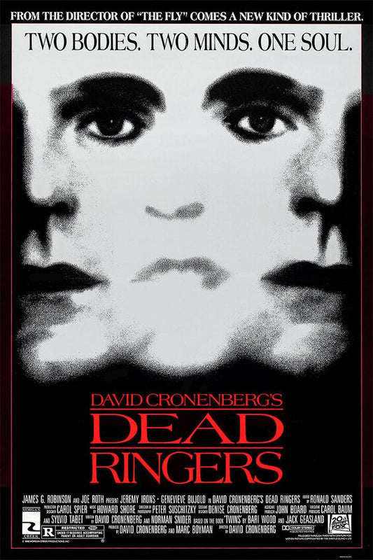 Dead Ringers Drama Horror Thriller Cinema Film Movie Wall Art Poster