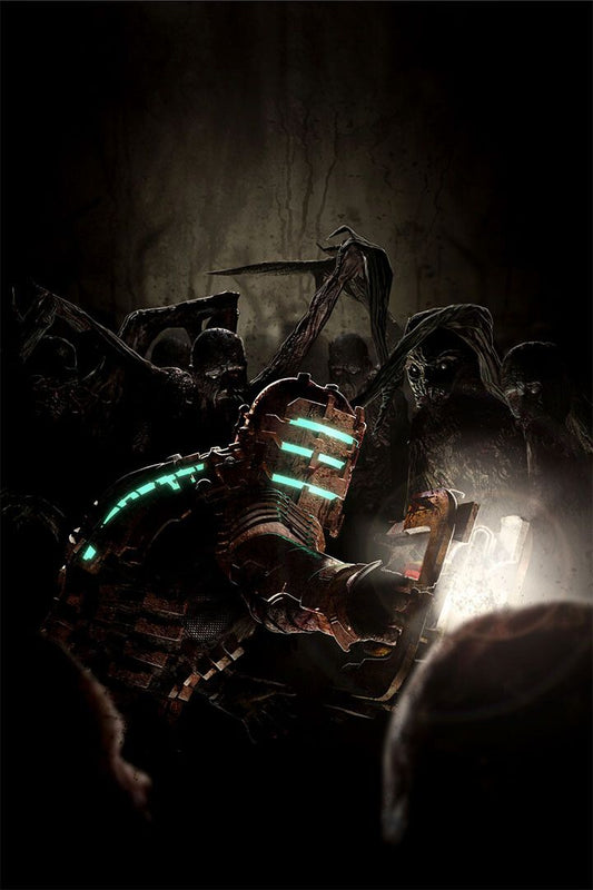 Dead Space Video Game Excitement Action Painting Jigsaw Puzzle