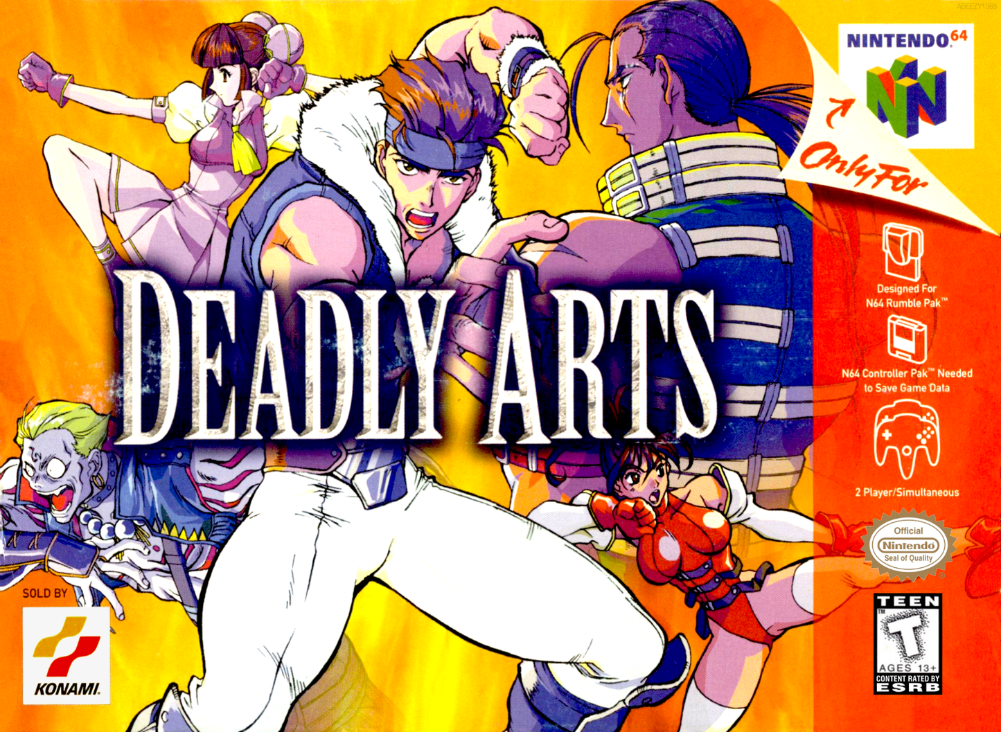 Deadly Arts N64 Keychain