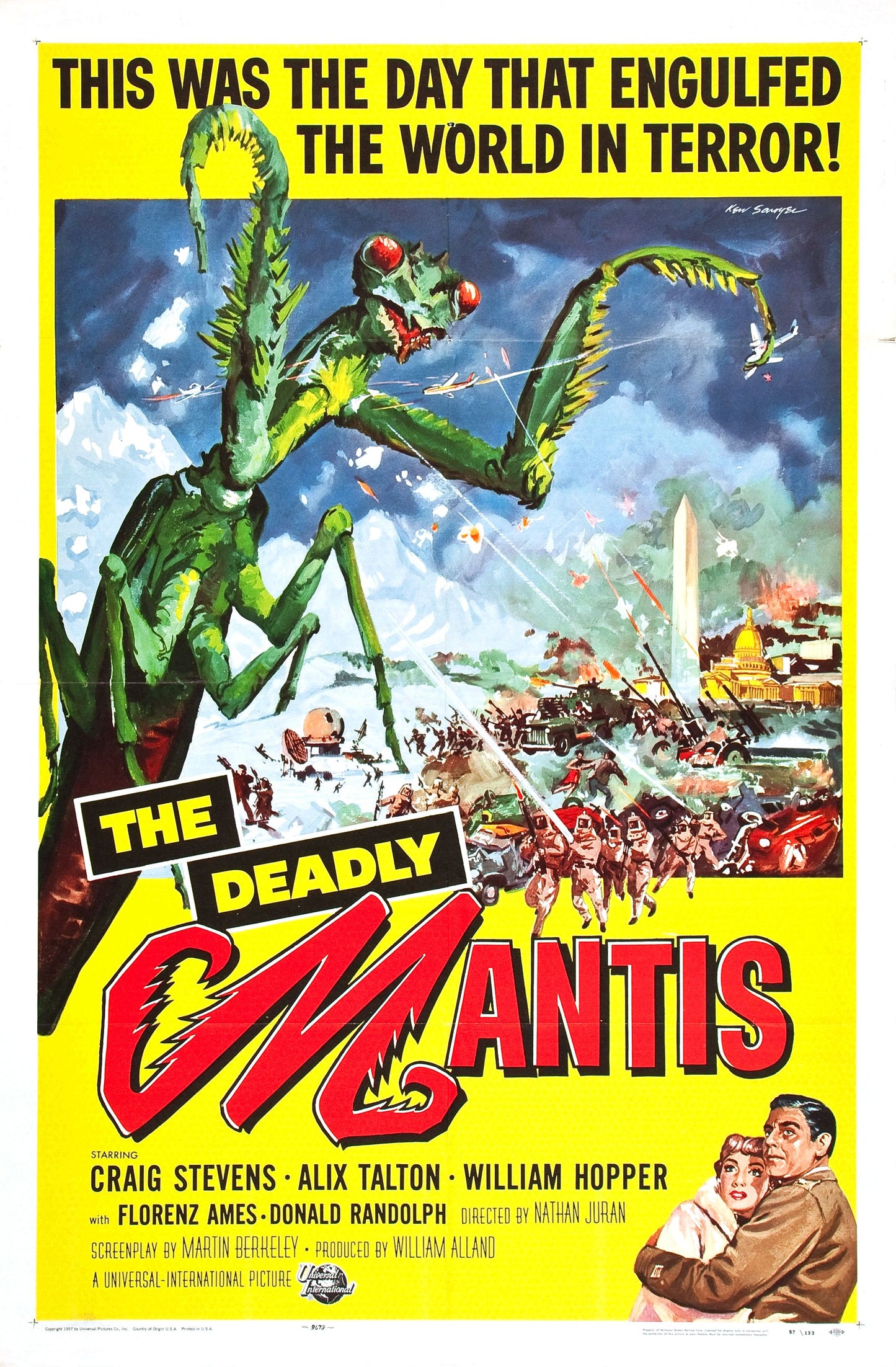 Deadly Mantis 01 Movie Keychain