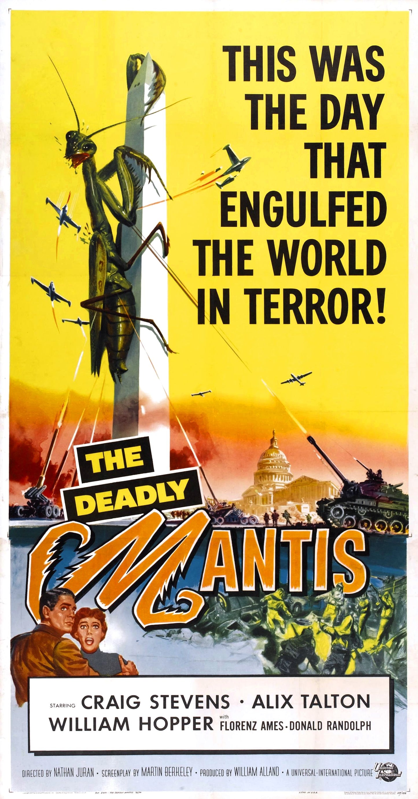 Deadly Mantis 03 Movie Magnet