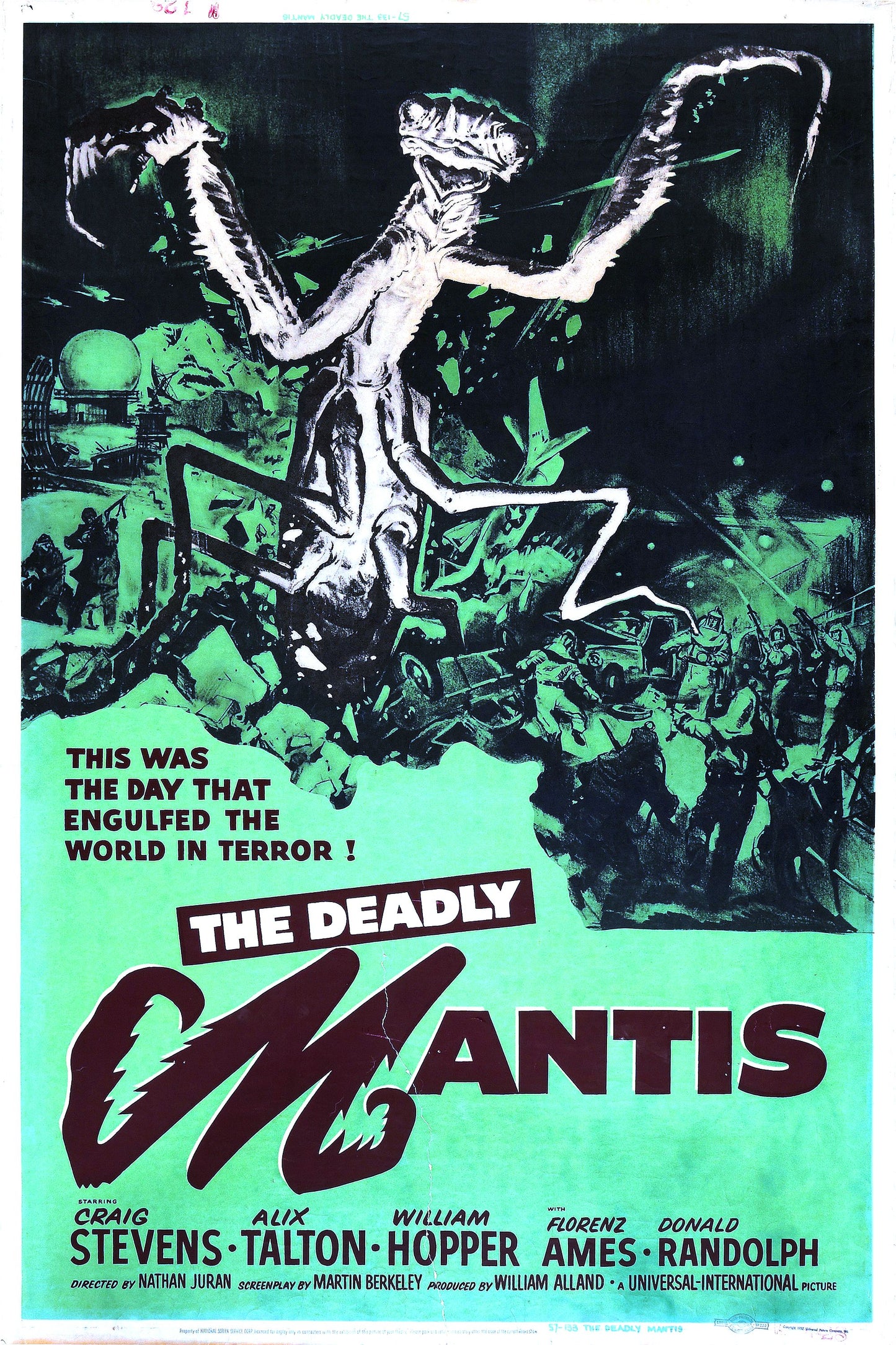 Deadly Mantis 05 Movie Magnet