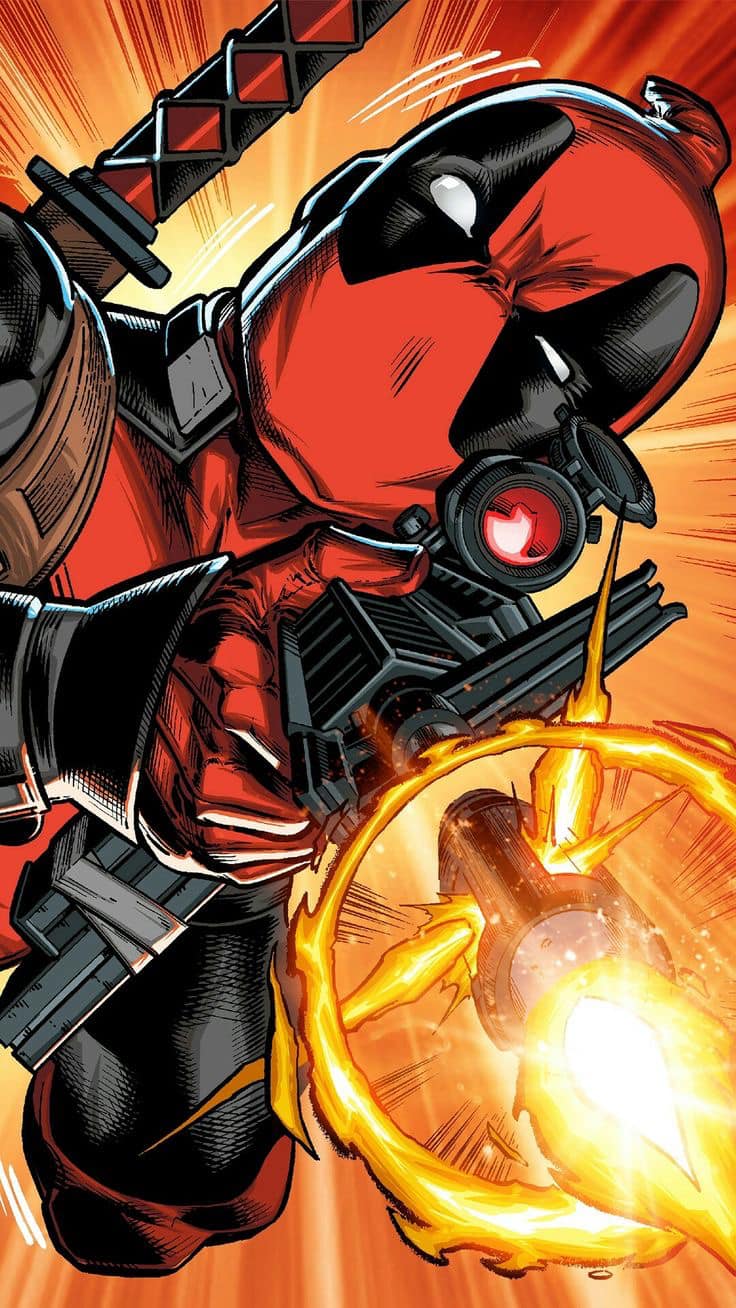 Deadpool Action Comic (2) Print Poster