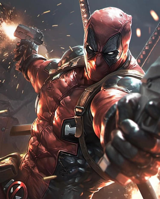 Deadpool Action Pose (2) Print Poster