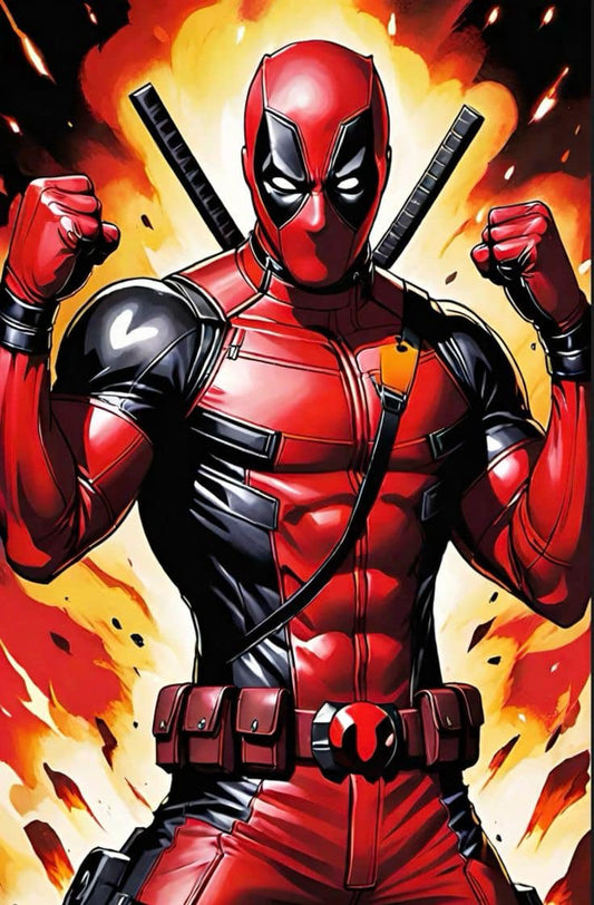 Deadpool Action Pose (3) Print Poster