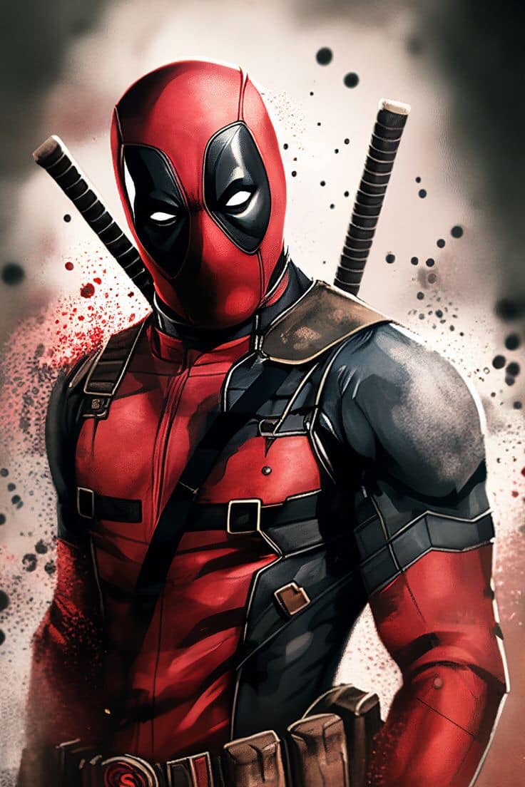 Deadpool Character Artwork Print Poster