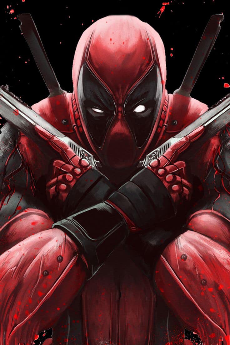 Deadpool Character Portrait Print Poster