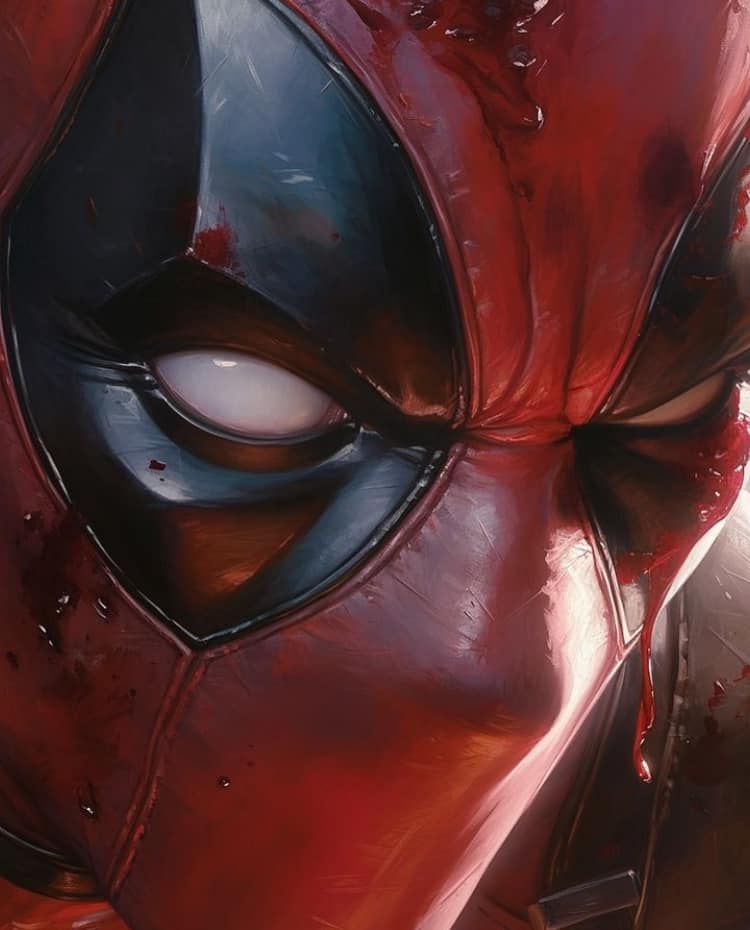 Deadpool Closeup Print Poster