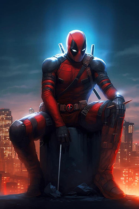 Deadpool Superhero Artistry Print Poster