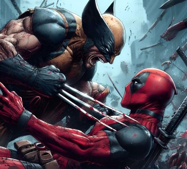 Deadpool Vs Wolverine Battle Jigsaw Puzzle