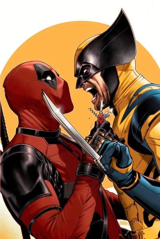Deadpool Vs Wolverine Showdown Print Poster