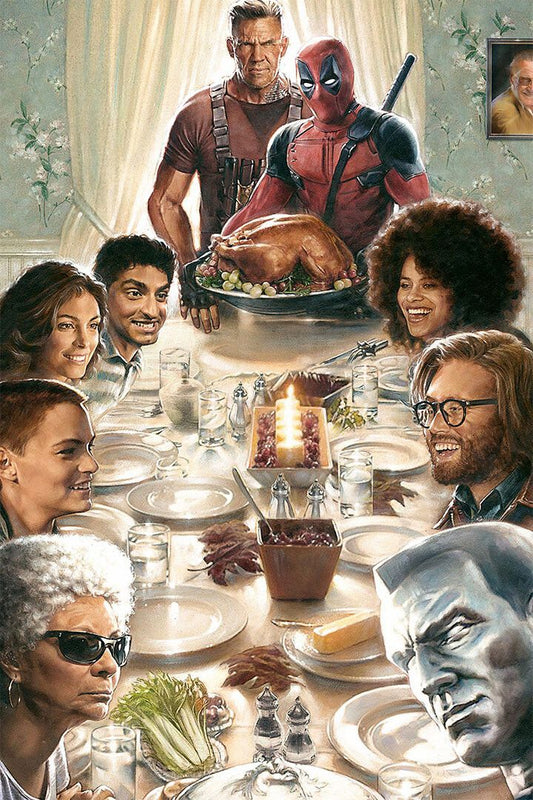 Deadpool 2 Movie Comedy Action Adventure Print Wall Home Decor Jigsaw Puzzle