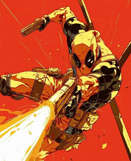 Deadpool Action Pose 045 Print Poster