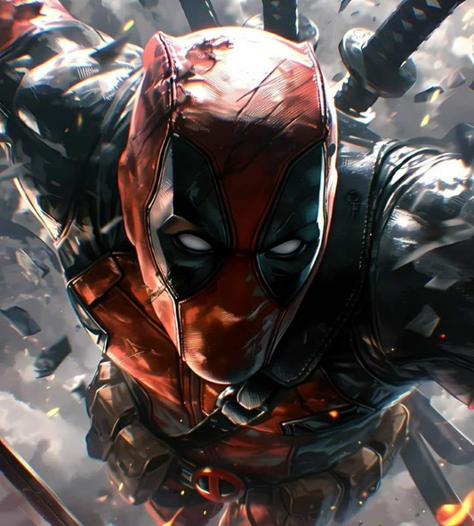Deadpool Action Pose 3941 Print Poster