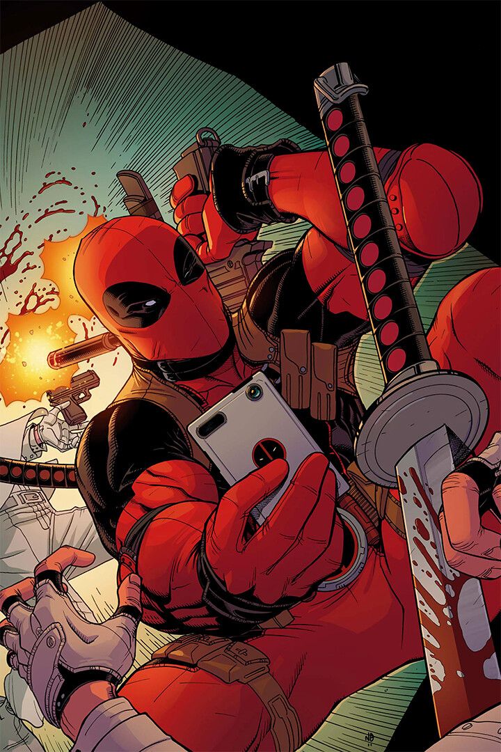 Deadpool Superheroes Comic Movie Print Jigsaw Puzzle