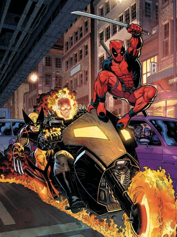 Deadpool Wolverine Ghost Rider 753 Jigsaw Puzzle