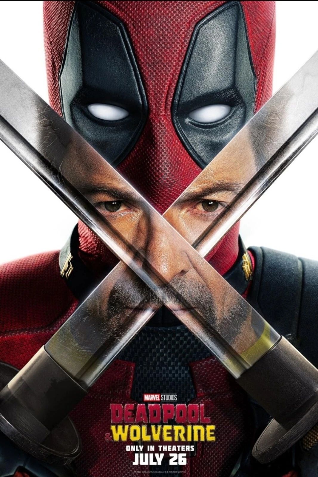 Deadpool Wolverine Movie Keychain 24 X 36