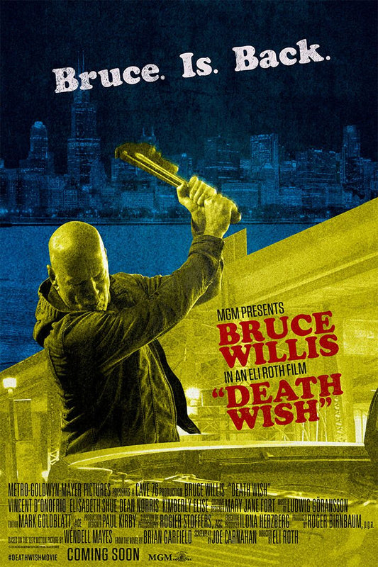 Death Wish Movie Aciton Crime Dram Painting Print Jigsaw Puzzle