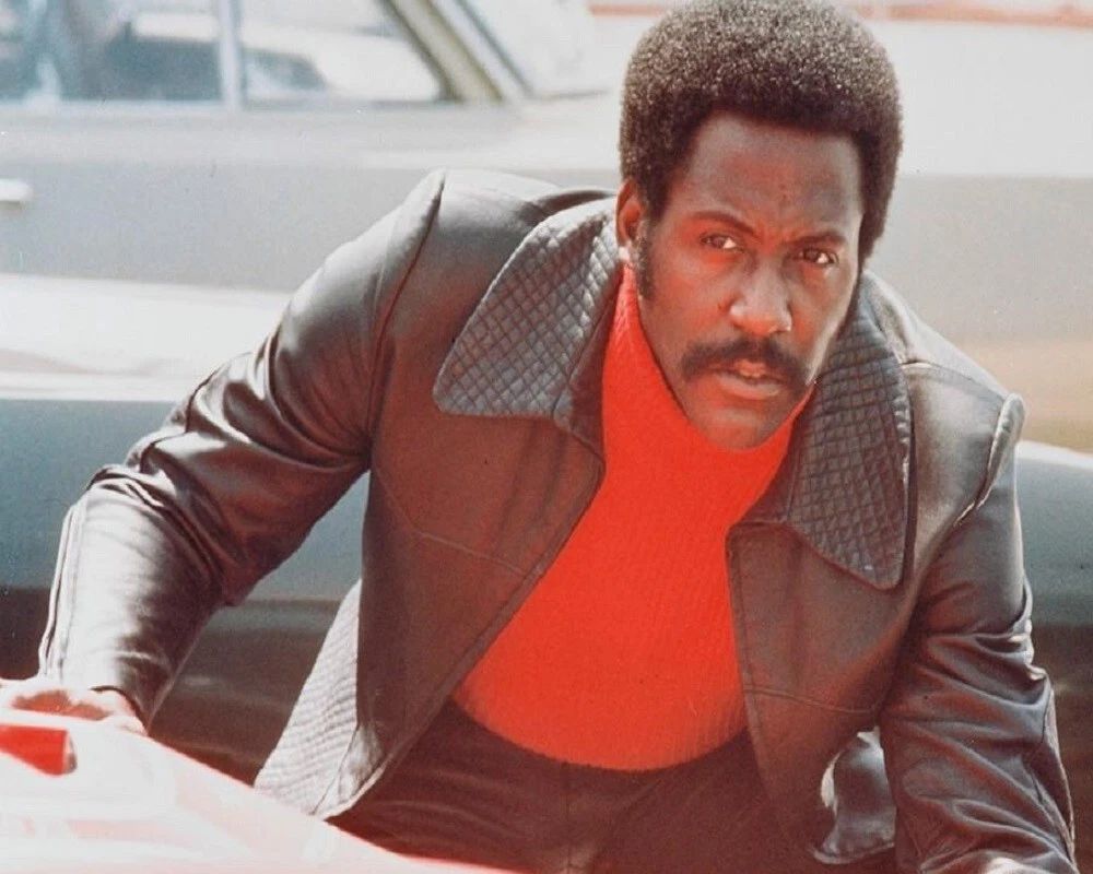 Deceased Actor Richard Roundtree As Shaft Picture Keychain Keychain Print