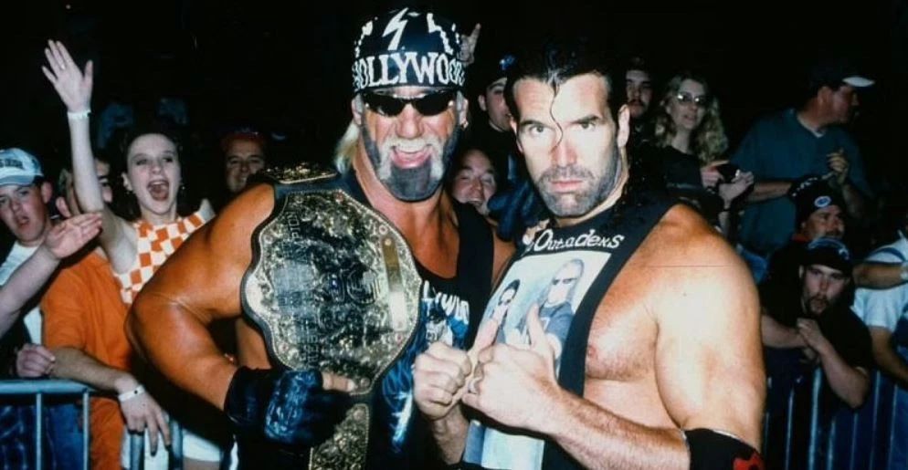 Deceased Wrestlers Hulk Hogan Scott Hall Nwo Retro Keychain Picture Keychain