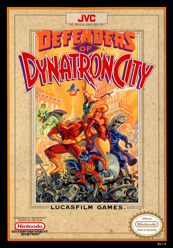 Defenders Of Dynatron City (Usa) Nes Print Poster