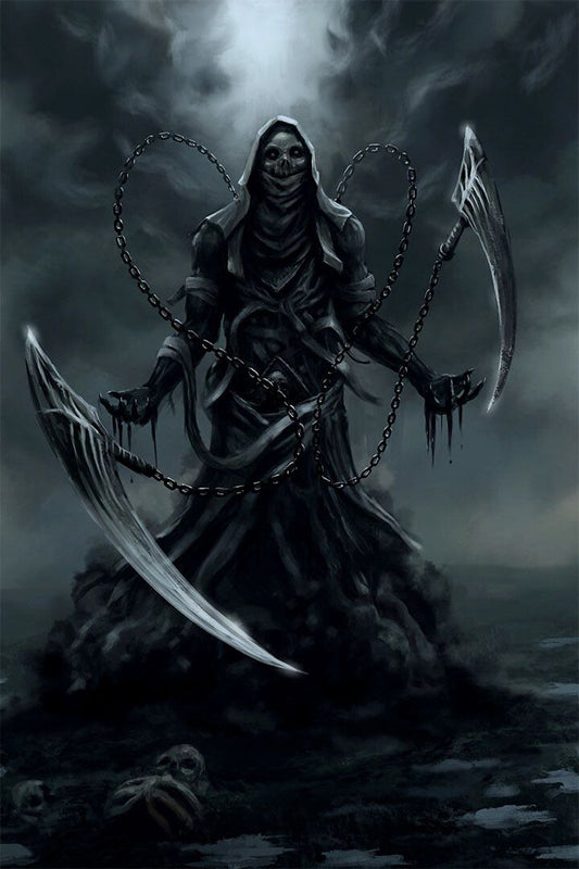 Deliverance Grim Reaper Horror Night Fantasy Jigsaw Puzzle