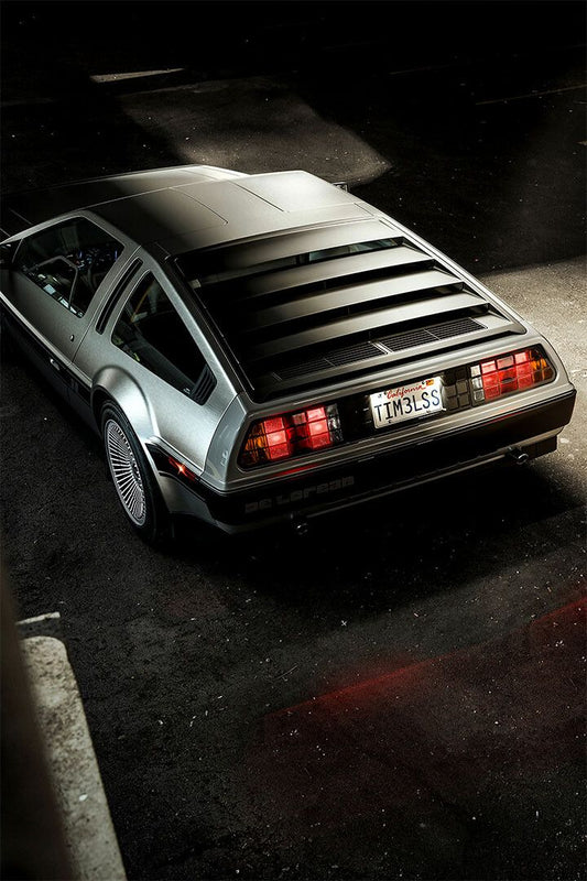 Delorean Dmc 12 Hot Classic Print Painting Jigsaw Puzzle