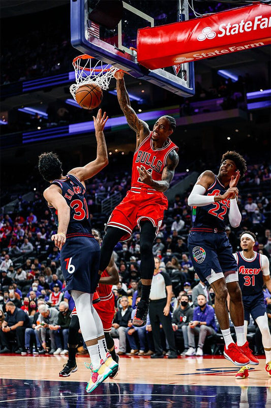 Demar Derozan Chicago Bulls Basketball Team Match Basket Jigsaw Puzzle