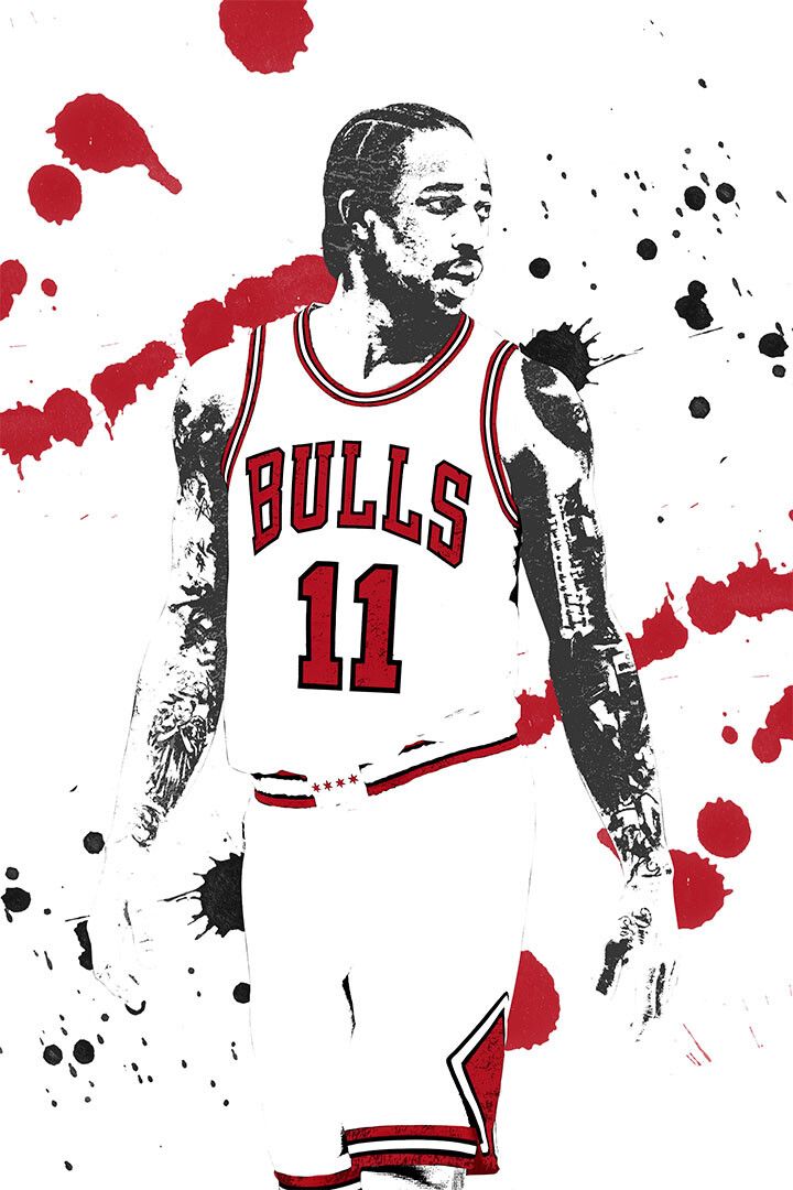 Demar Derozan Chicago Bulls Basketball Team Jigsaw Puzzle