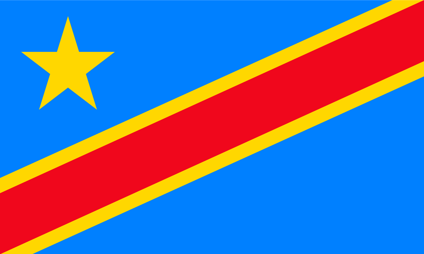 Democratic Republic Of The Congo Flag Print Poster