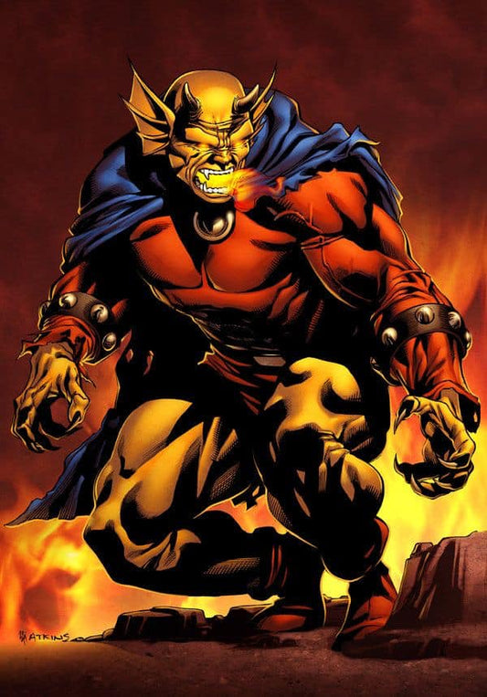 Demon Character Art Print Poster