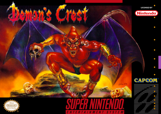 Demon S Crest (Usa) Snes Print Poster