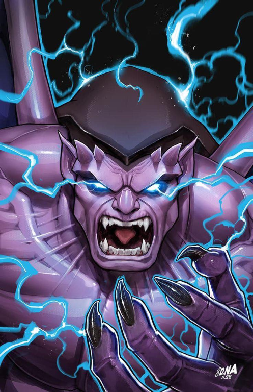 Demonic Electric Aura 001 Print Poster