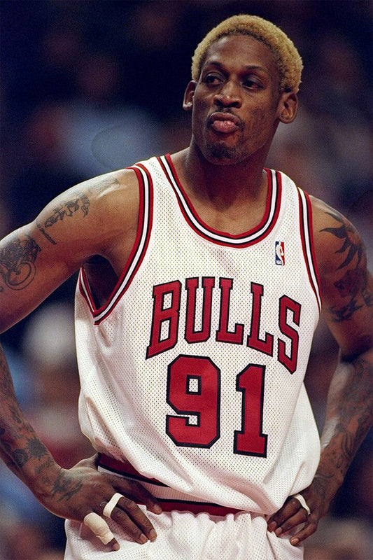 Dennis Rodman Chicago Top Rebound Star Jigsaw Puzzle