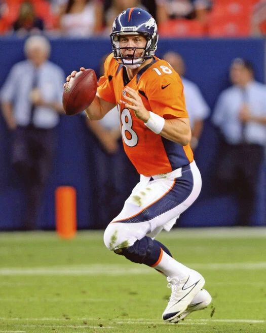 Denver Broncos Peyton Manning Keychain Nfl Football Print Glossy Keychain