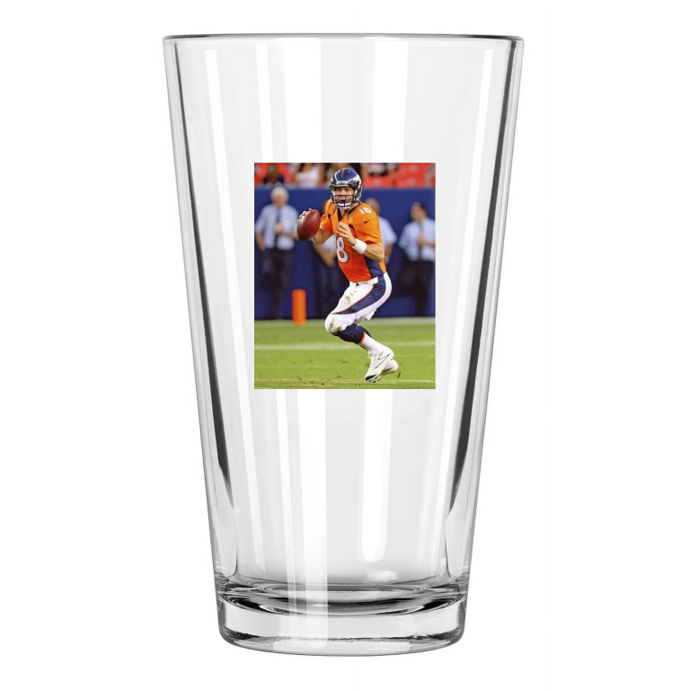 Denver Broncos Peyton Manning Photo Nfl Football Pint Beer Drinking Glass